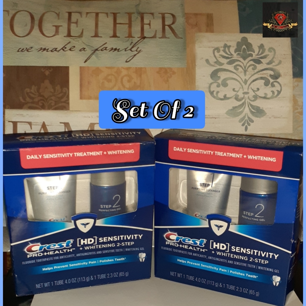 HD Crest Whitening & Sensitivity 2 Step Treatment